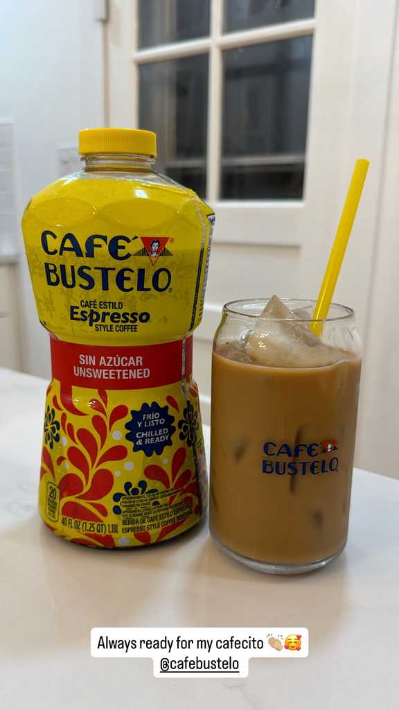 Diana Saldana creator Story showing the Café Bustelo mailer contents